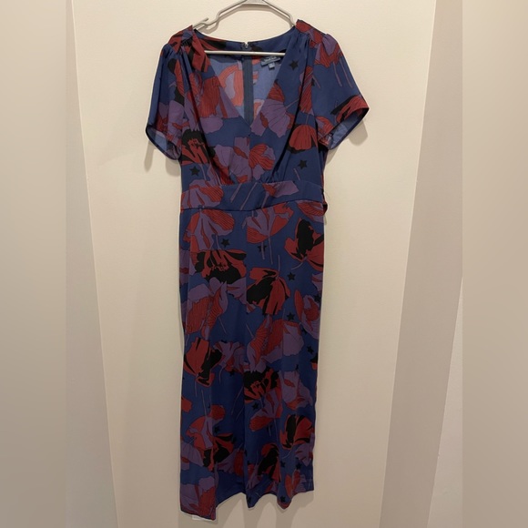 Navy ModCloth jumpsuit size large - Picture 2 of 5